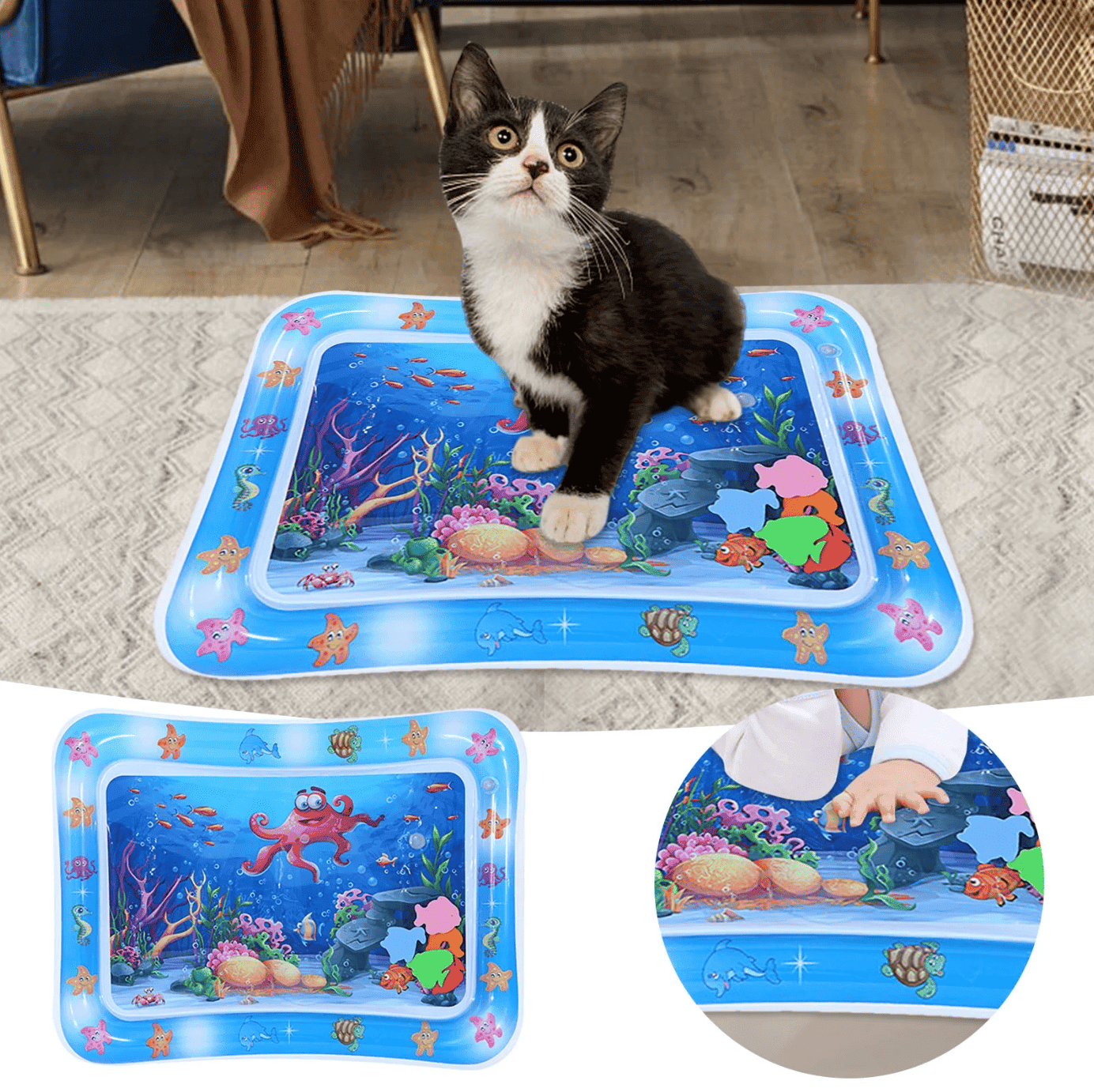 AquaPals™ Inflatable Play Mat - Bop Buzz AquaPals™ Inflatable Play Mat A Bop Buzz