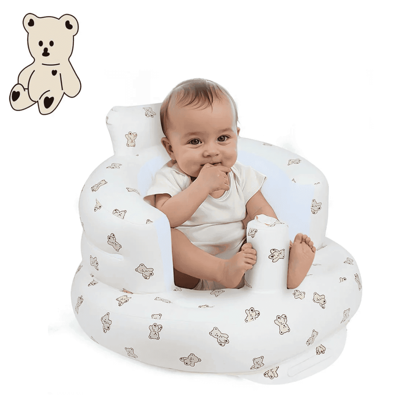 Compact inflatable chair for babies – fun and functional nursery accessory