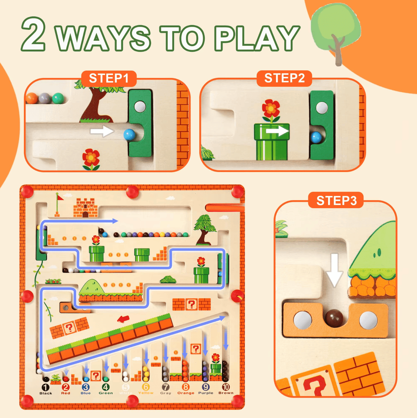 Magnetic Maze Montessori™