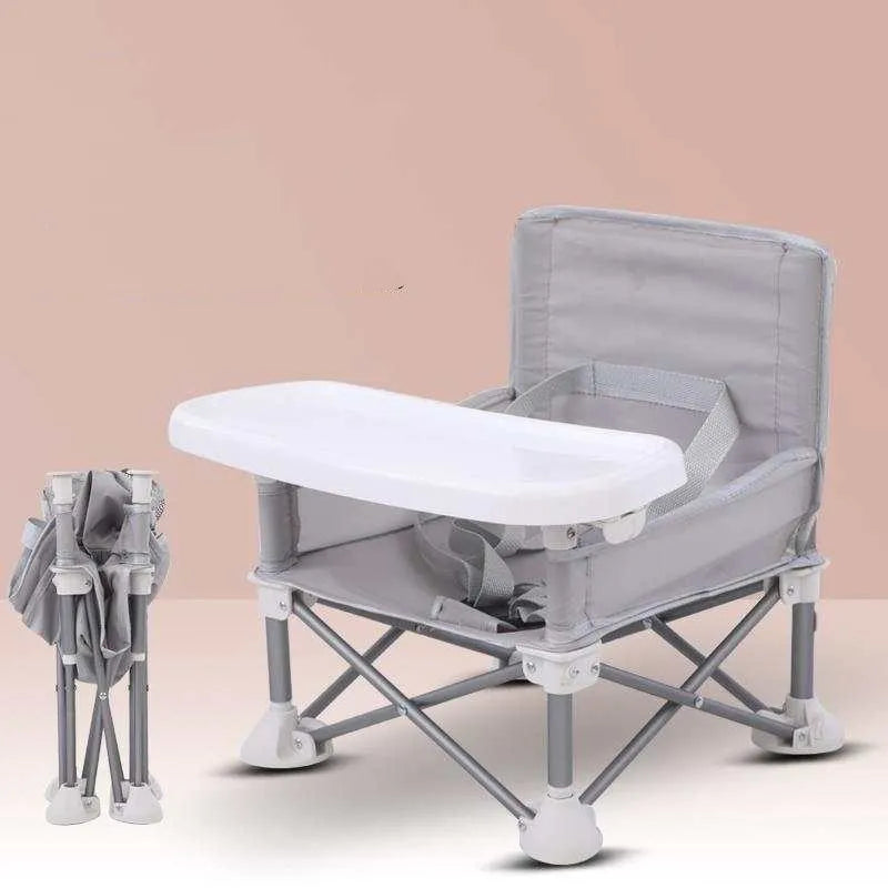 Portable Baby Chair™ - Bop Buzz Portable Baby Chair™ Gray Bop Buzz