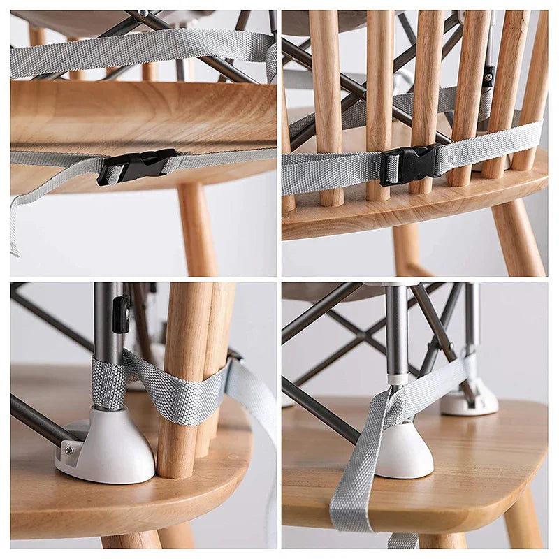 Portable Baby Chair™ - Bop Buzz Portable Baby Chair™ Gray Bop Buzz