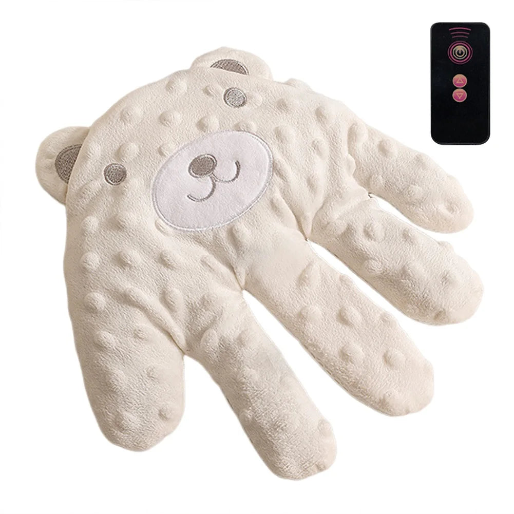 Lightweight palm pillow to calm newborns and improve sleep quality