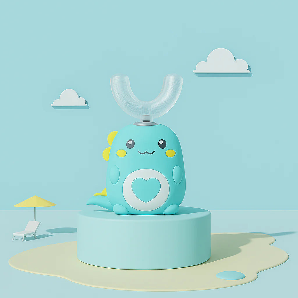 U-Shaped Electric Toothbrush for Toddlers and Kids Ages 2–12