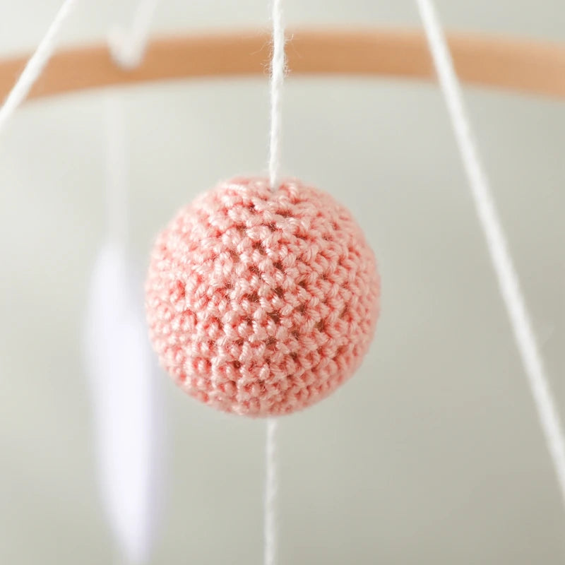 Baby Mobile for Crib – Sheep, Moon & Clouds