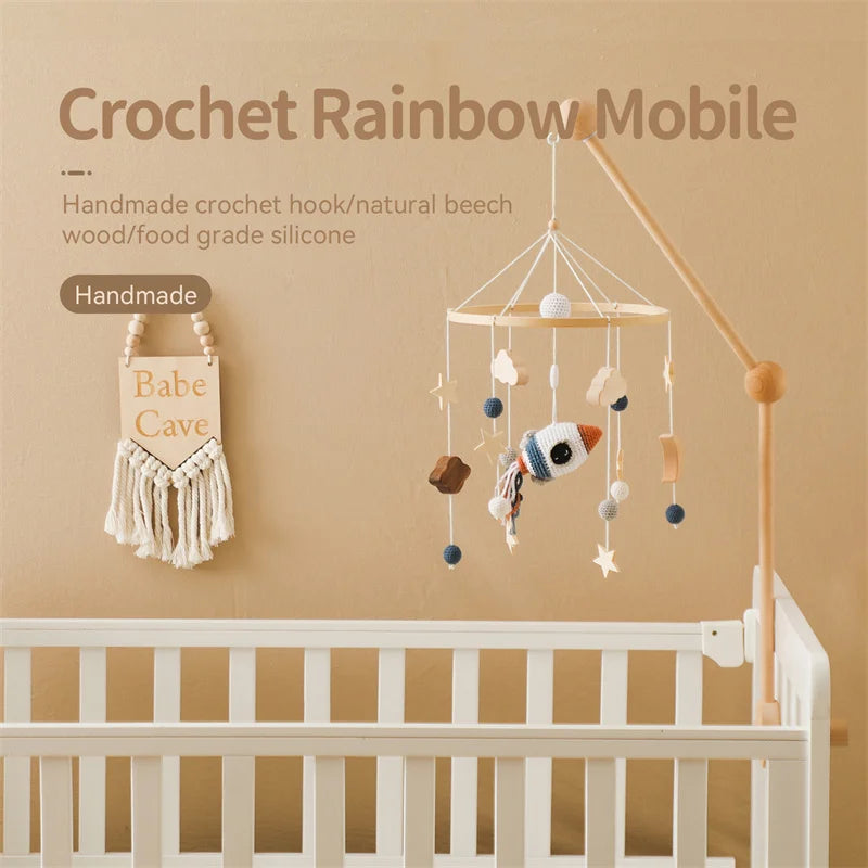 Baby Mobile for Crib – Starry Space Rocket