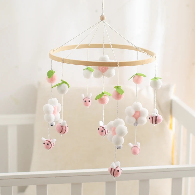 Baby Mobile for Crib – Bees and Daisies