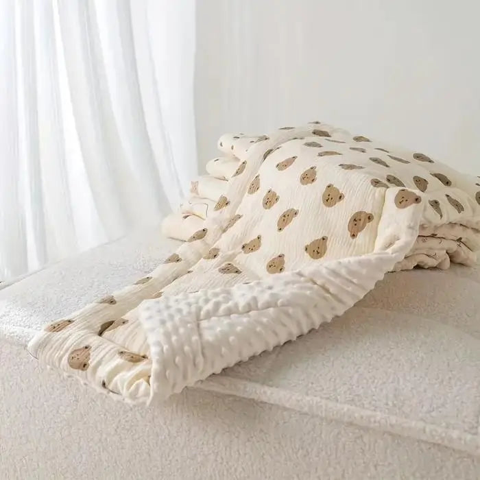 Baby enjoying a smooth ride with 3-layer cushion support