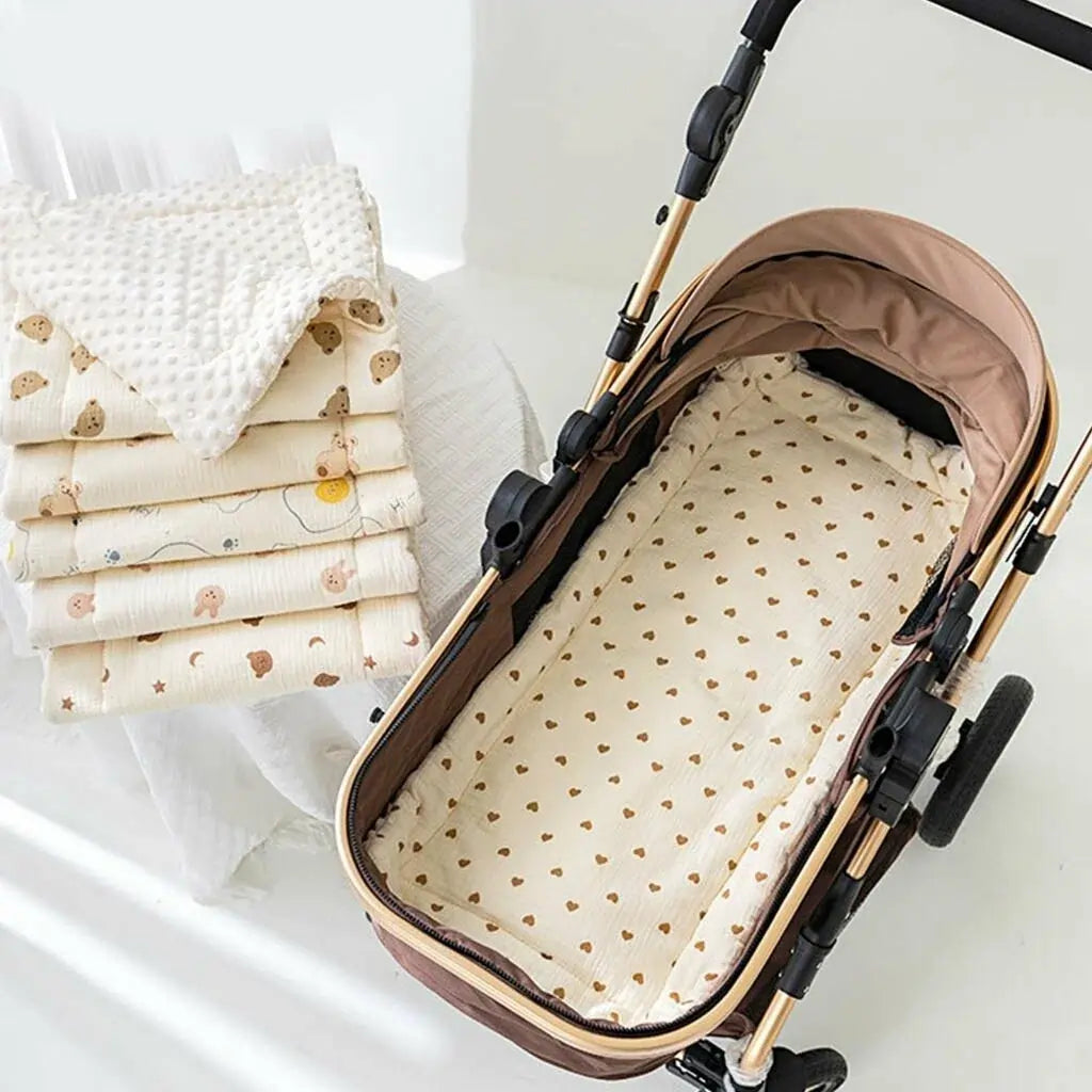 Universal baby seat pad for strollers, car seats, and high chairs