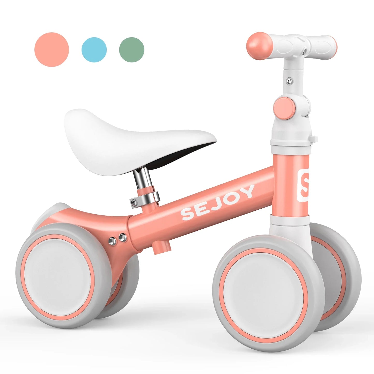 Front view of Baby Balance Bike™ – compact and modern design for little riders