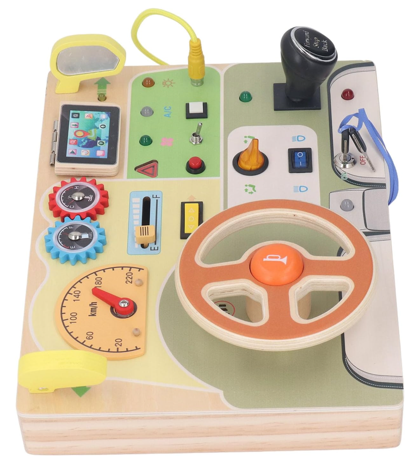 Car Manipulation Board Montessori - Bop Buzz Car Manipulation Board Montessori Default Title Bop Buzz