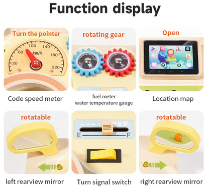 Car Manipulation Board Montessori - Bop Buzz Car Manipulation Board Montessori Default Title Bop Buzz