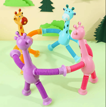 Telescopic Suction Cup Giraffes™ – 4-Pack Toy Set - Bop Buzz Telescopic Suction Cup Giraffes – 4-Pack Toy Set Default Title Bop Buzz