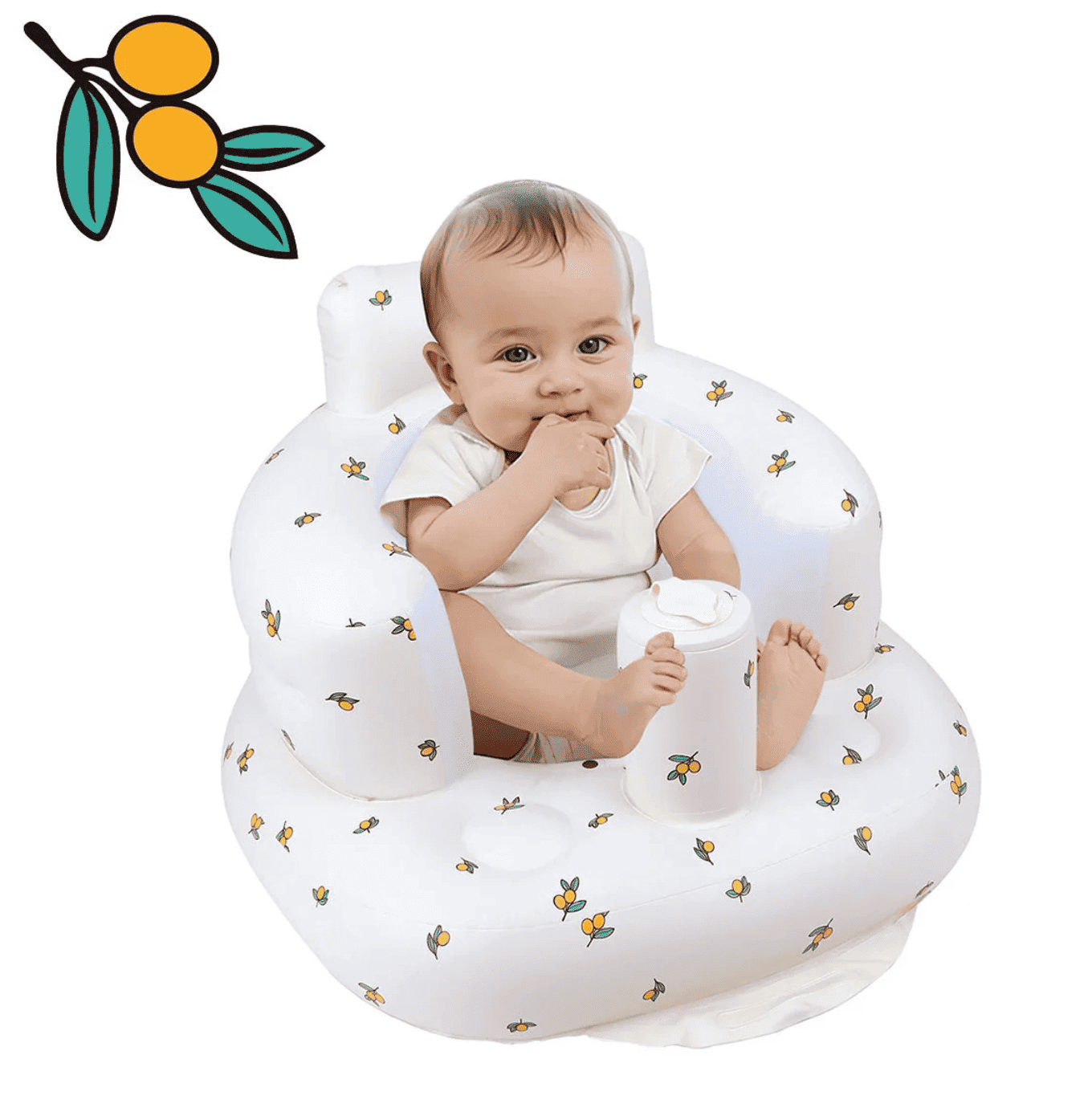 Inflatable Baby Chair - Bop Buzz Bop Buzz™️ - Inflatable Baby Chair Olives Bop Buzz