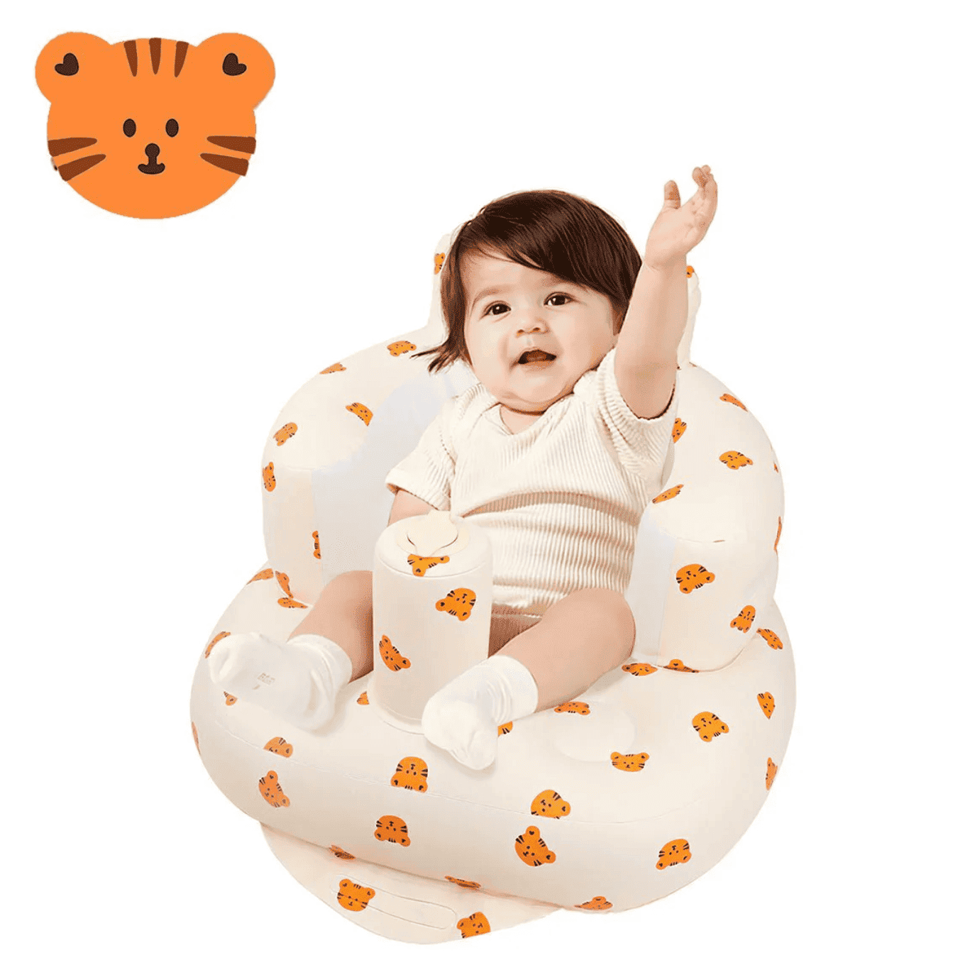 Inflatable Baby Chair - Bop Buzz Bop Buzz™️ - Inflatable Baby Chair Tigers Bop Buzz