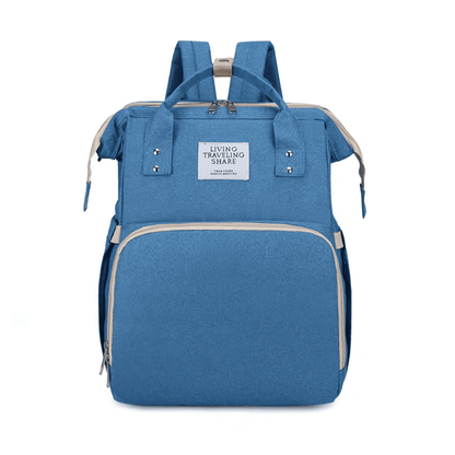 Portable Changing Backpack - Bop Buzz Portable Changing Backpack LIGHT BLUE Bop Buzz