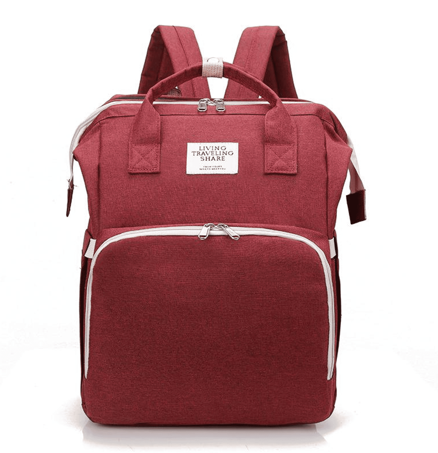 Portable Changing Backpack - Bop Buzz Portable Changing Backpack Red Bop Buzz