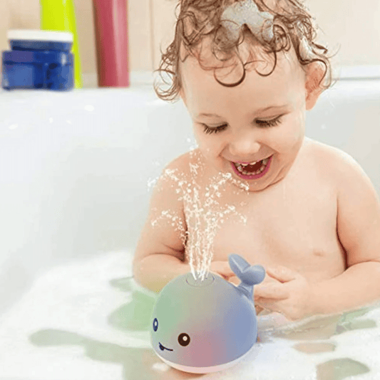 GlowWhale™ - Light-Up Bath Toy - Bop Buzz GlowWhale™ - Light-Up Bath Toy Gray Whale Bop Buzz