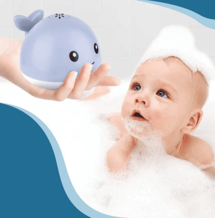 GlowWhale™ - Light-Up Bath Toy - Bop Buzz GlowWhale™ - Light-Up Bath Toy Gray Whale Bop Buzz