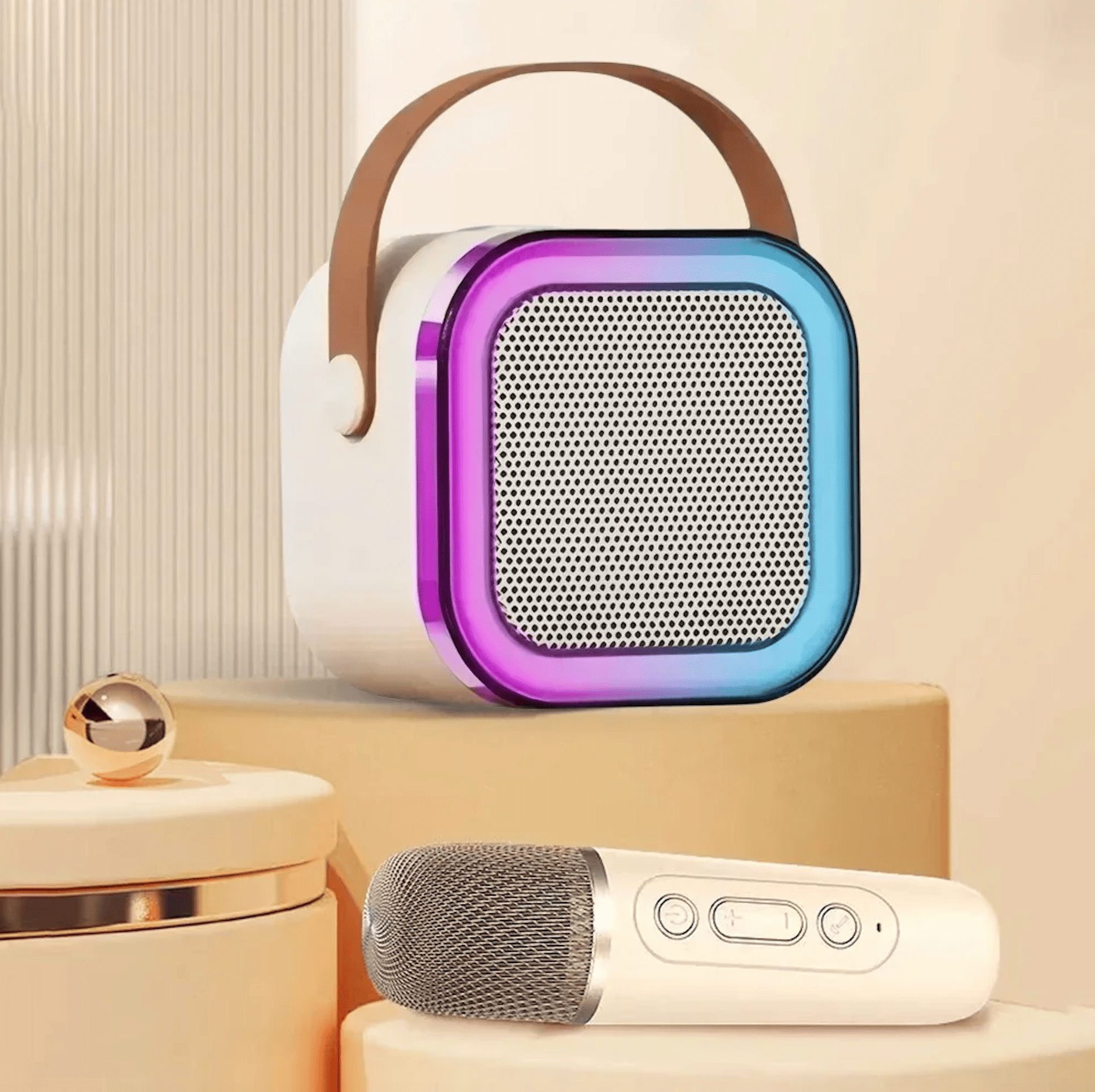 Compact Karaoke Machine for Home Parties and Gifts