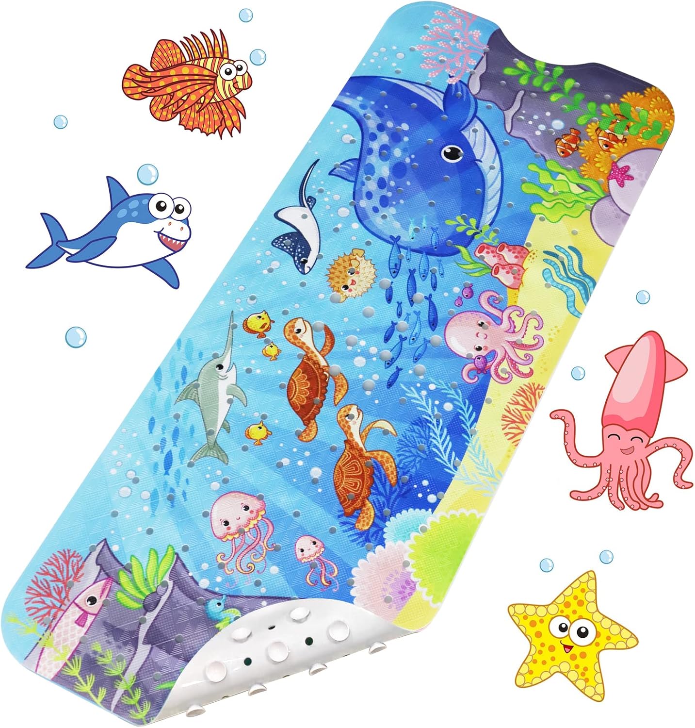 Non-Slip Baby Bath Mat - Bop Buzz Non-Slip Baby Bath Mat Oceaan A Bop Buzz