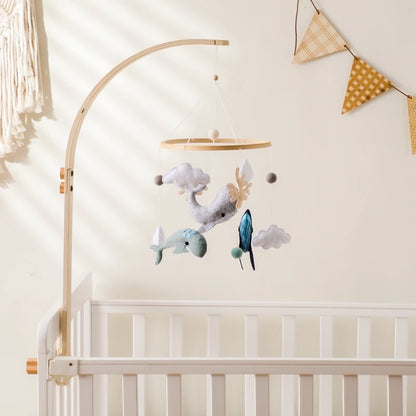 Baby Mobile for Crib – Sea Whale with Clouds