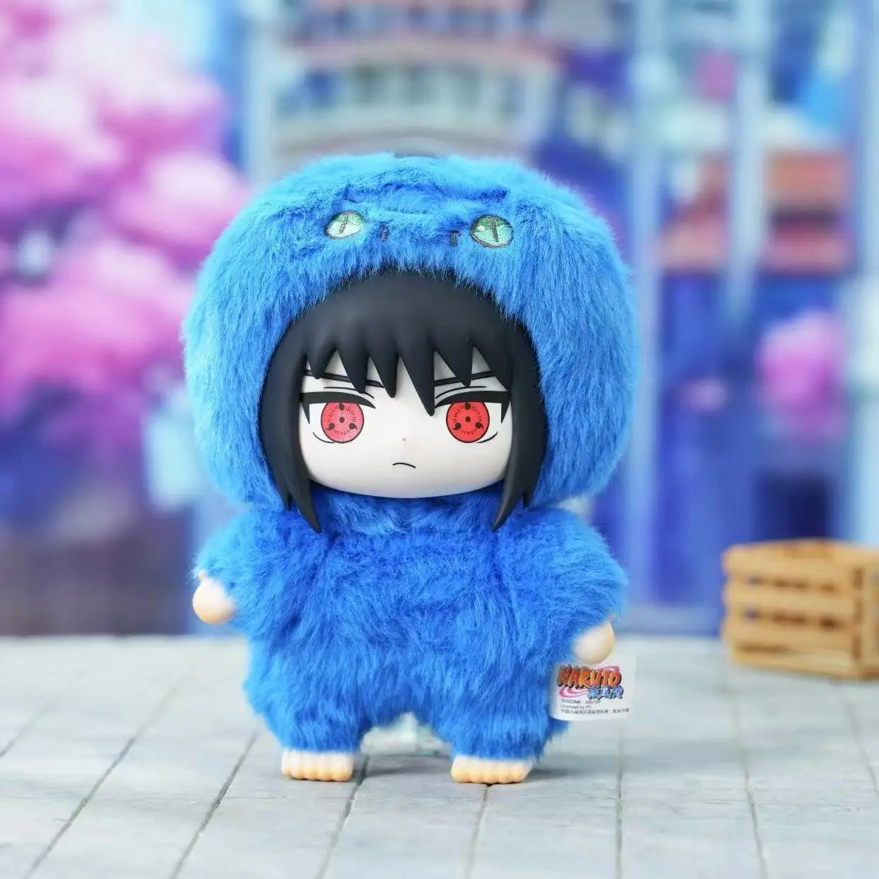 Naruto Labubu keychain monster mode design