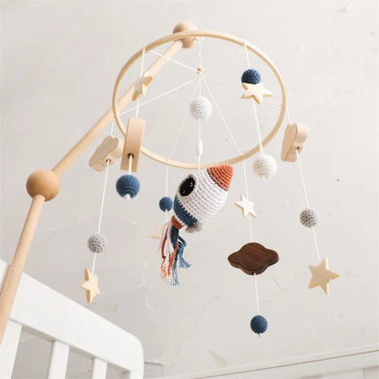 Baby Mobile for Crib – Starry Space Rocket
