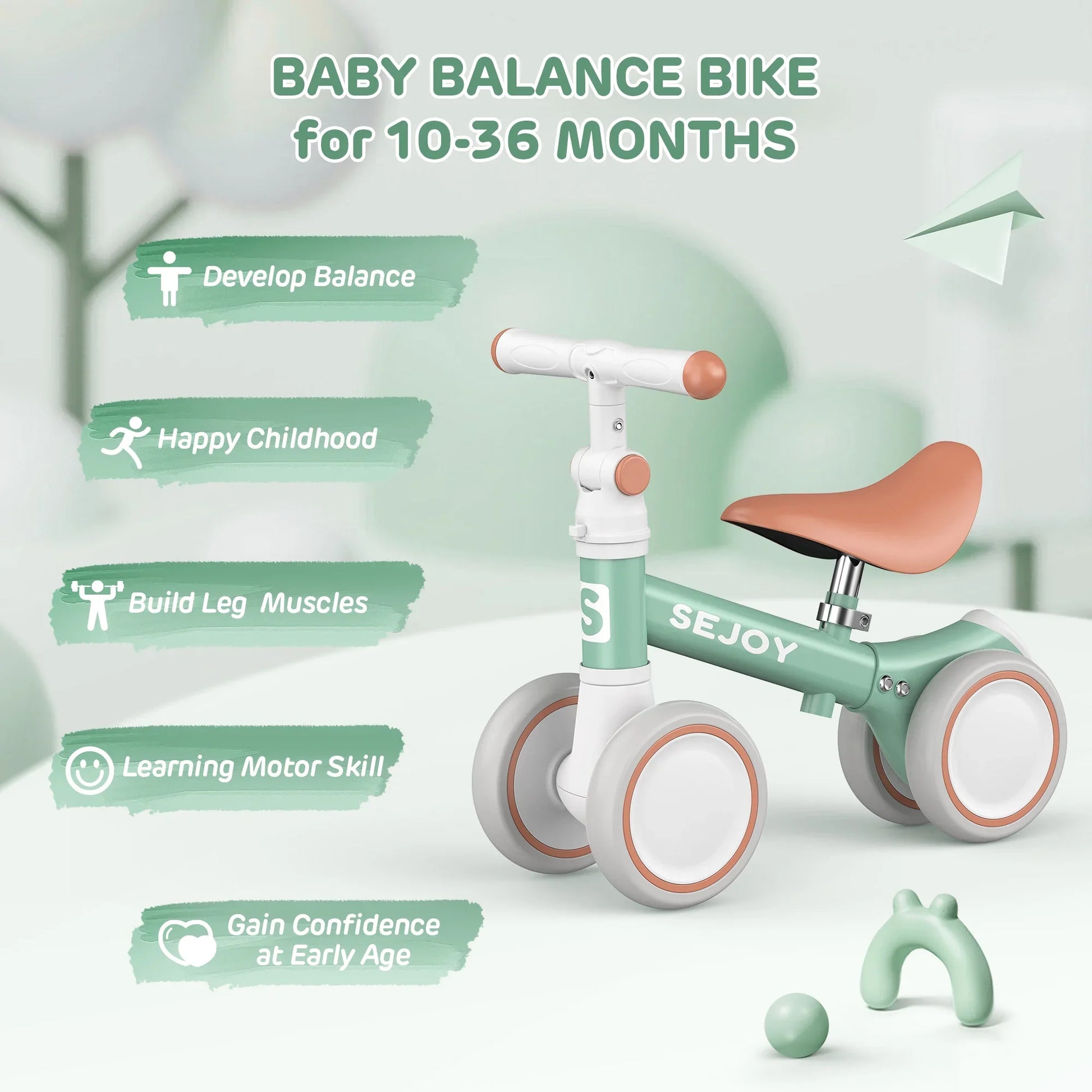 Baby Balance Bike™ - Bop Buzz Baby Balance Bike™ Space Bear Bop Buzz