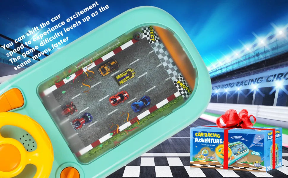 SpeedRacer Steering Wheel - Bop Buzz SpeedRacer Steering Wheel Blue Bop Buzz